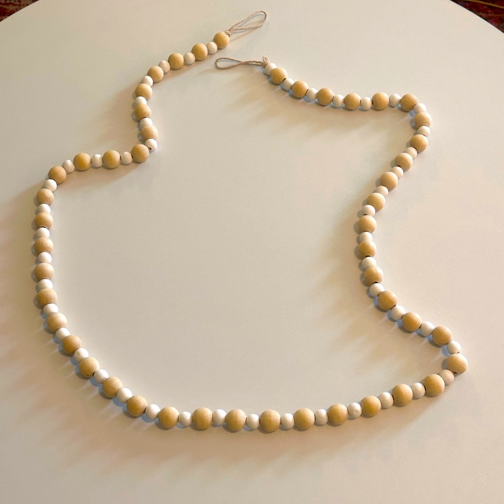 Wooden Beaded Garland, Set of 4 - Picture 1 of 7
